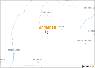map of Jardines