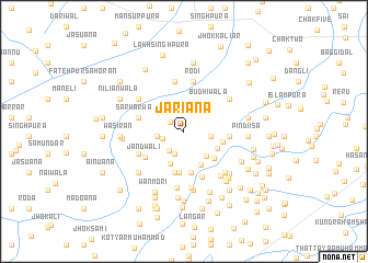 map of Jāriāna