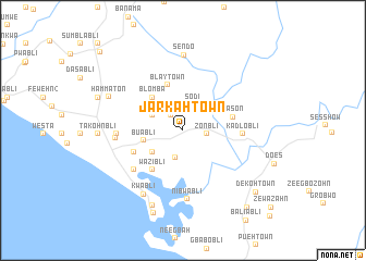 map of Jarkah Town