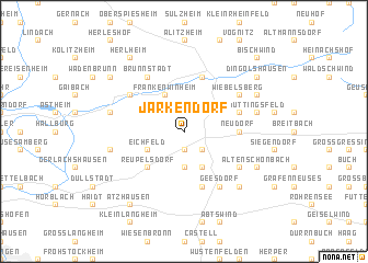 map of Järkendorf