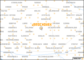 map of Jarochówek