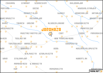 map of Járóháza