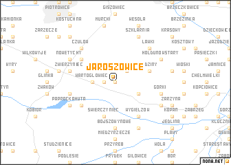 map of Jaroszowice