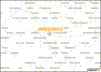 map of Jaroszowice