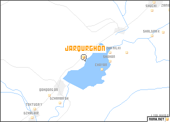 map of Jarqŭrghon