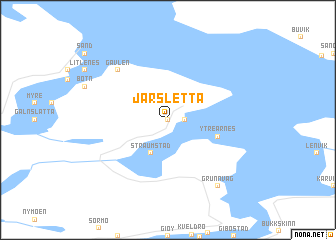 map of Jarsletta