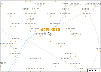 map of Jaru Kota