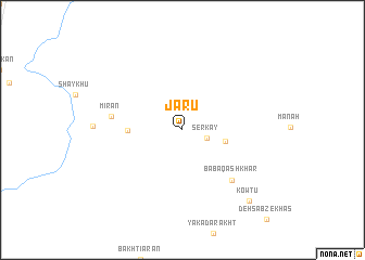 map of Jāru