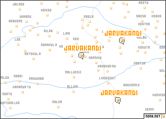 map of Järvakandi