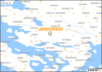 map of Järvenperä