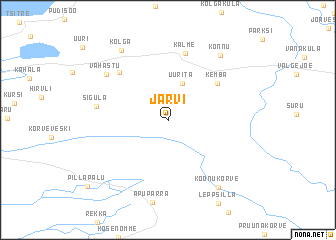 map of Järvi