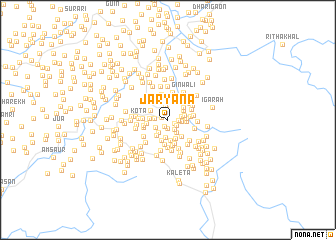 map of Jaryāna