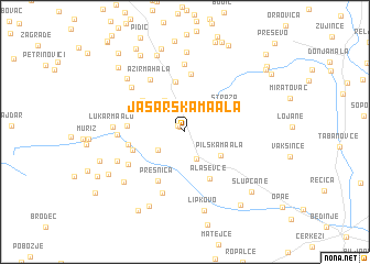 map of Jašarska Maala