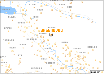 map of Jasenov Do
