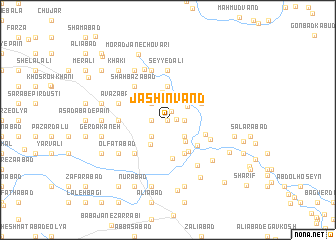 map of Jashīnvand