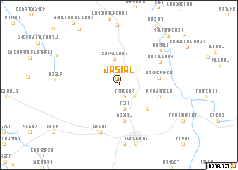 map of Jasiāl