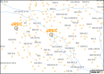 map of Jasić