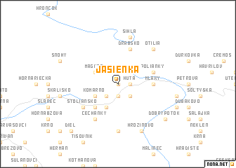 map of Jasienka