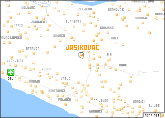 map of Jasikovac