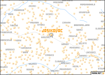 map of Jasikovac