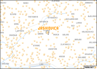 map of Jasikovica