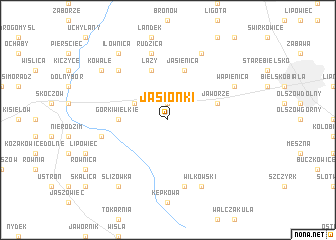 map of Jasionki