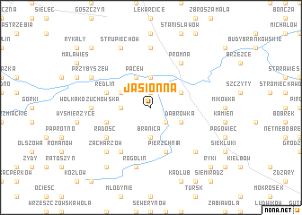 map of Jasionna