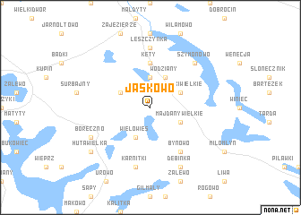 map of Jaśkowo