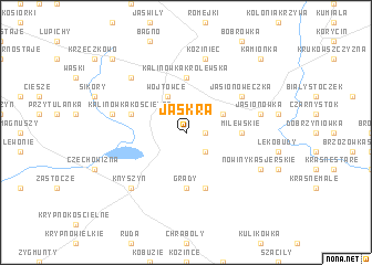 map of Jaskra