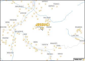 map of Jašovići