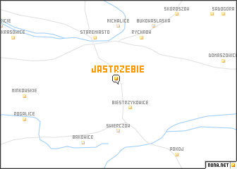 map of Jastrzębie