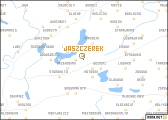 map of Jaszczerek