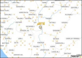 map of Jate