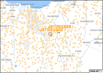 map of Jatinegara