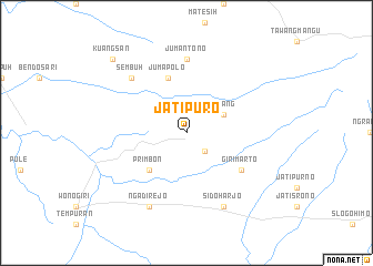 map of Jatipuro