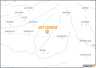 map of Jatisrono