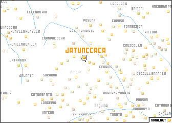 map of Jatun Ccaca