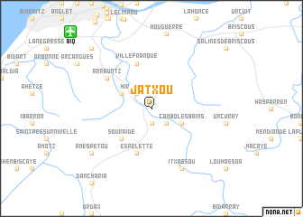 map of Jatxou