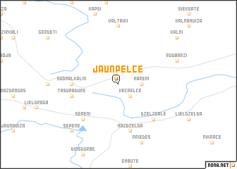 map of Jaunpelce