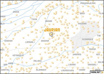 map of Jauriān