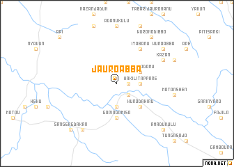 map of Jauro Abba