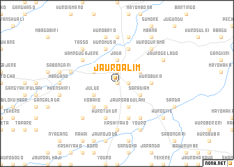 map of Jauro Alim