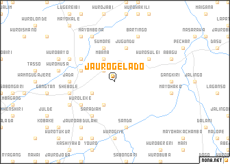 map of Jauro Gelado