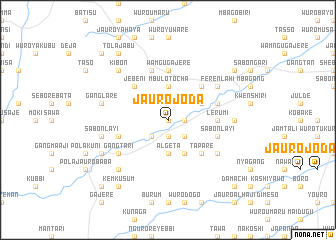 map of Jauro Joda