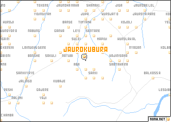 map of Jauro Kubura