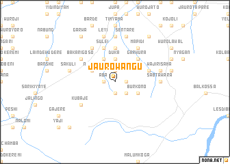 map of Jauro Wangu