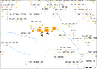 map of Javādābād