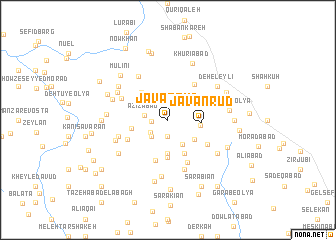 map of Javānrūd