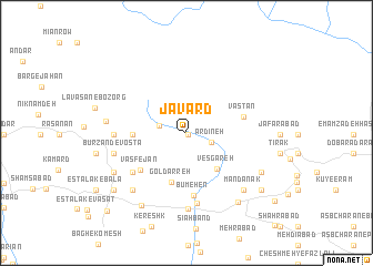 map of Javard