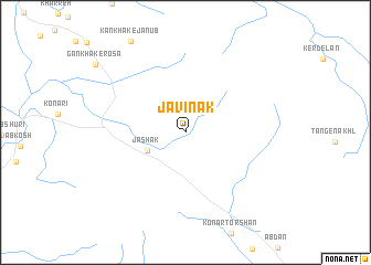 map of Jāvīnak